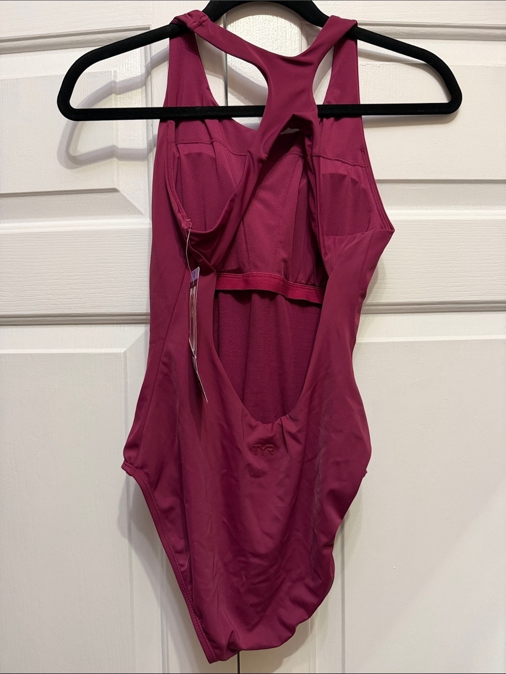 TYR Women’s One Piece Swimsuit - Burgundy NWT - Picture 4 of 5